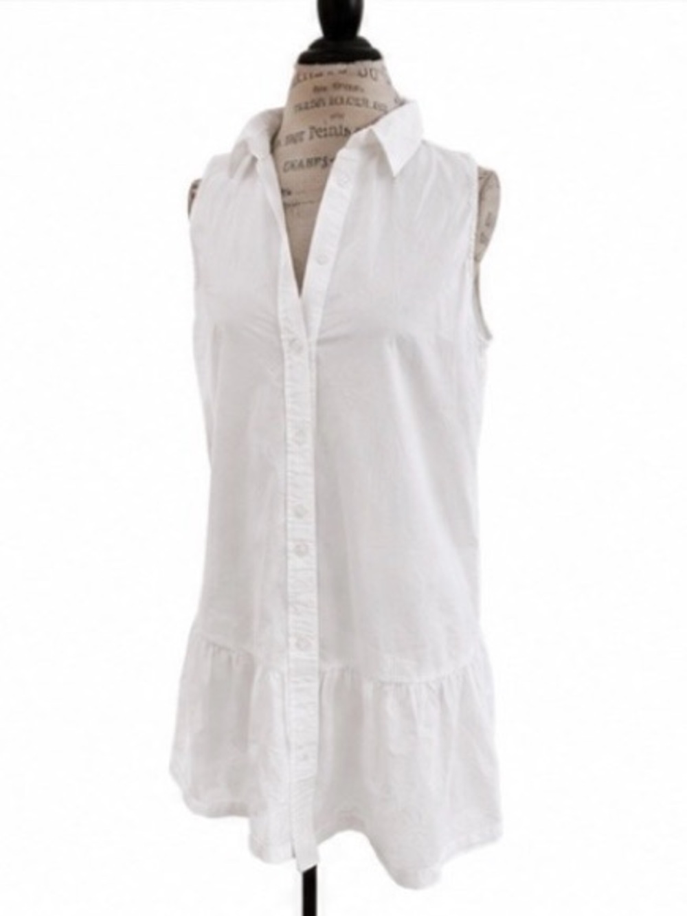 GAP White Button-Down Dress. Size XL